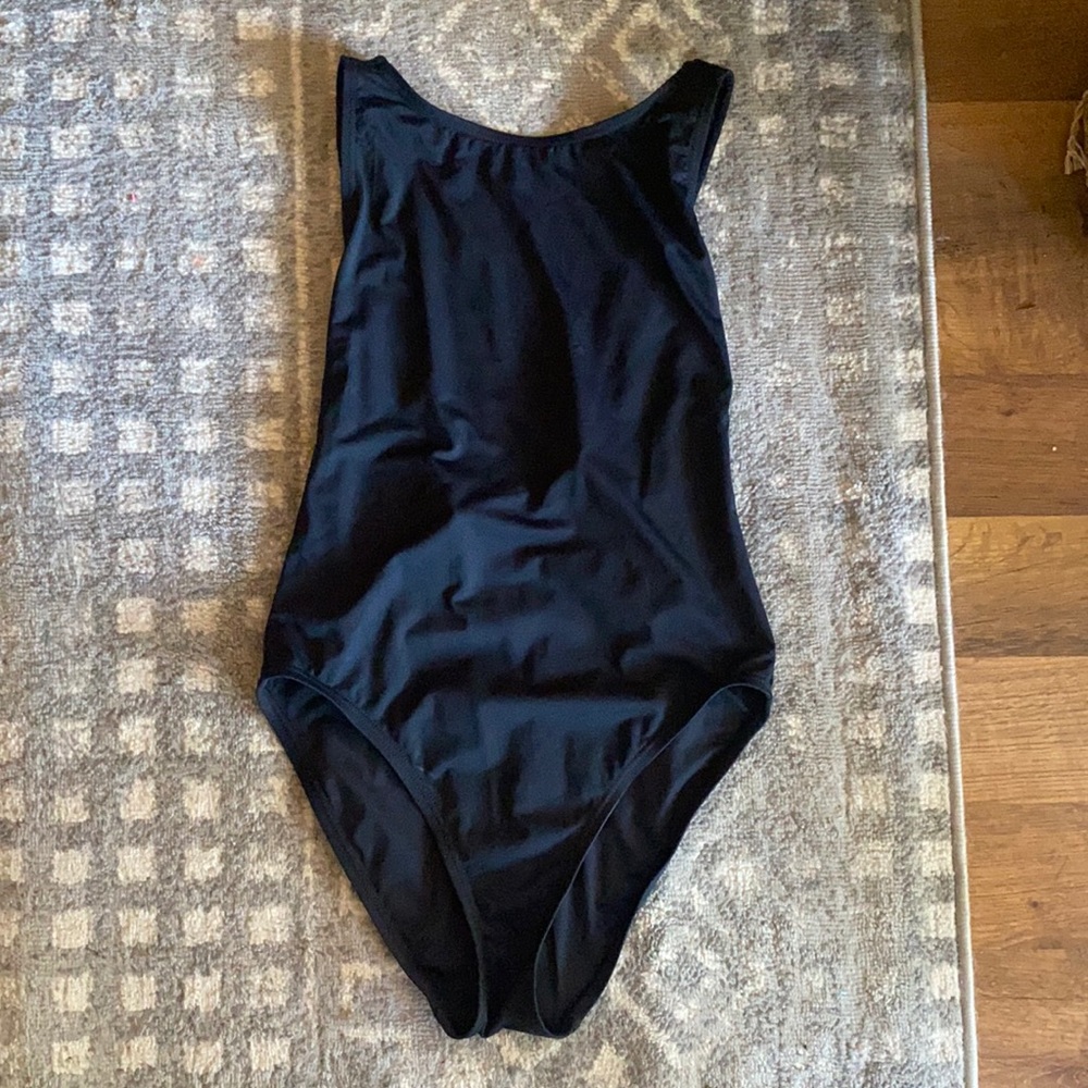 NWOT Andie Montauk black one piece swimsuit med